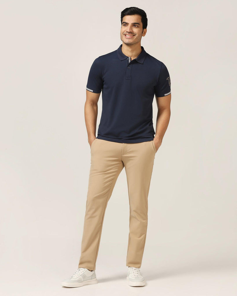 Polo Navy Solid T-Shirt - Carrington