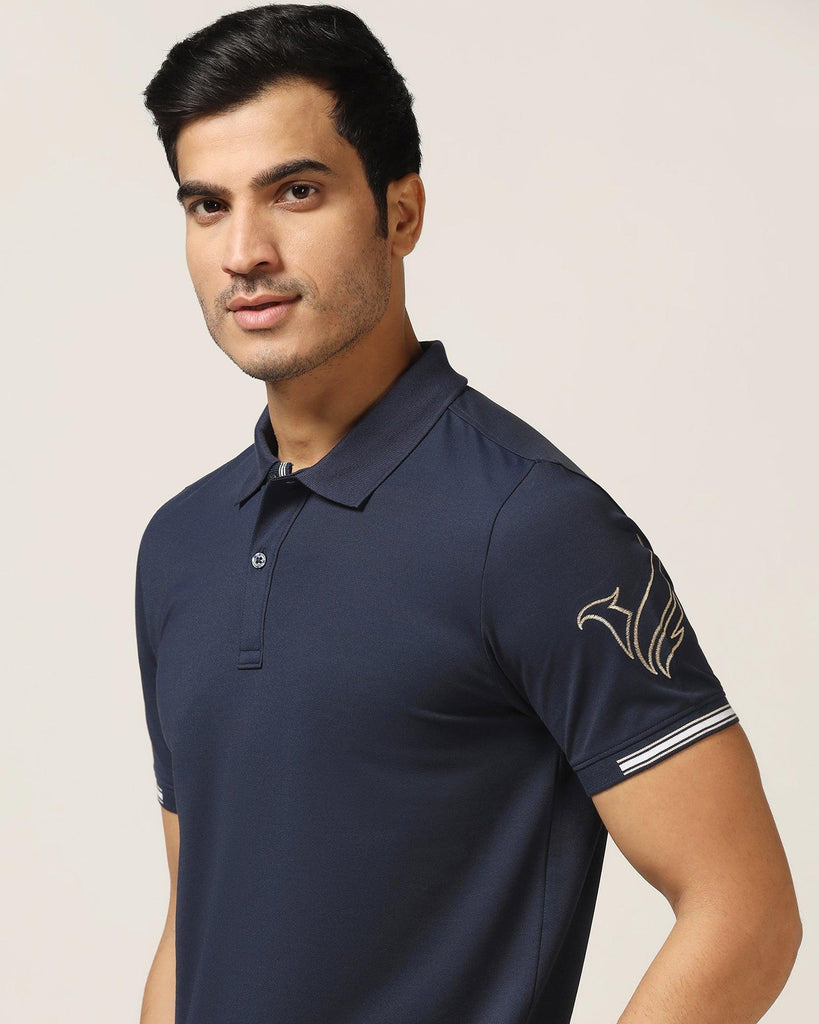 Polo Navy Solid T-Shirt - Carrington