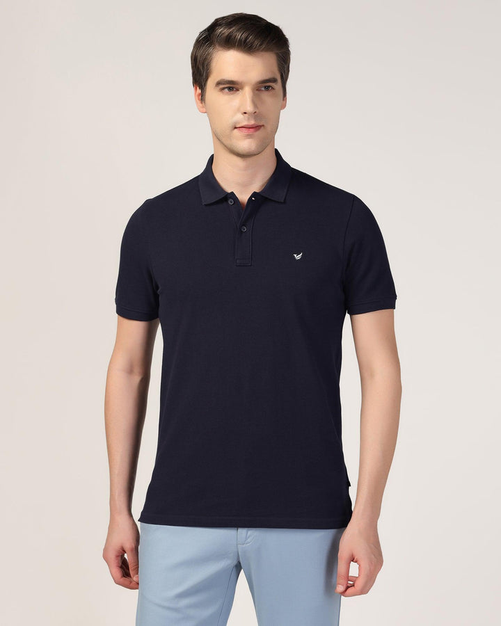 Polo Navy Solid T-Shirt - Essen