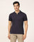 Polo Navy Solid T-Shirt - Gill