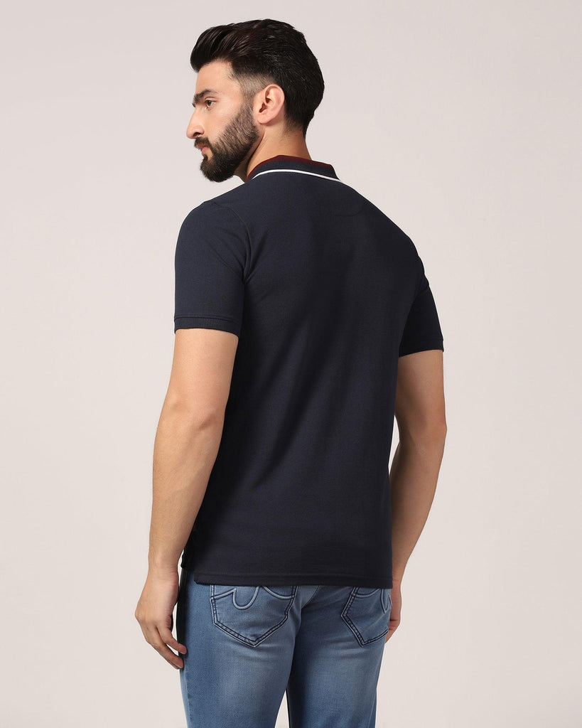 Polo Navy Solid T-Shirt - Tipper