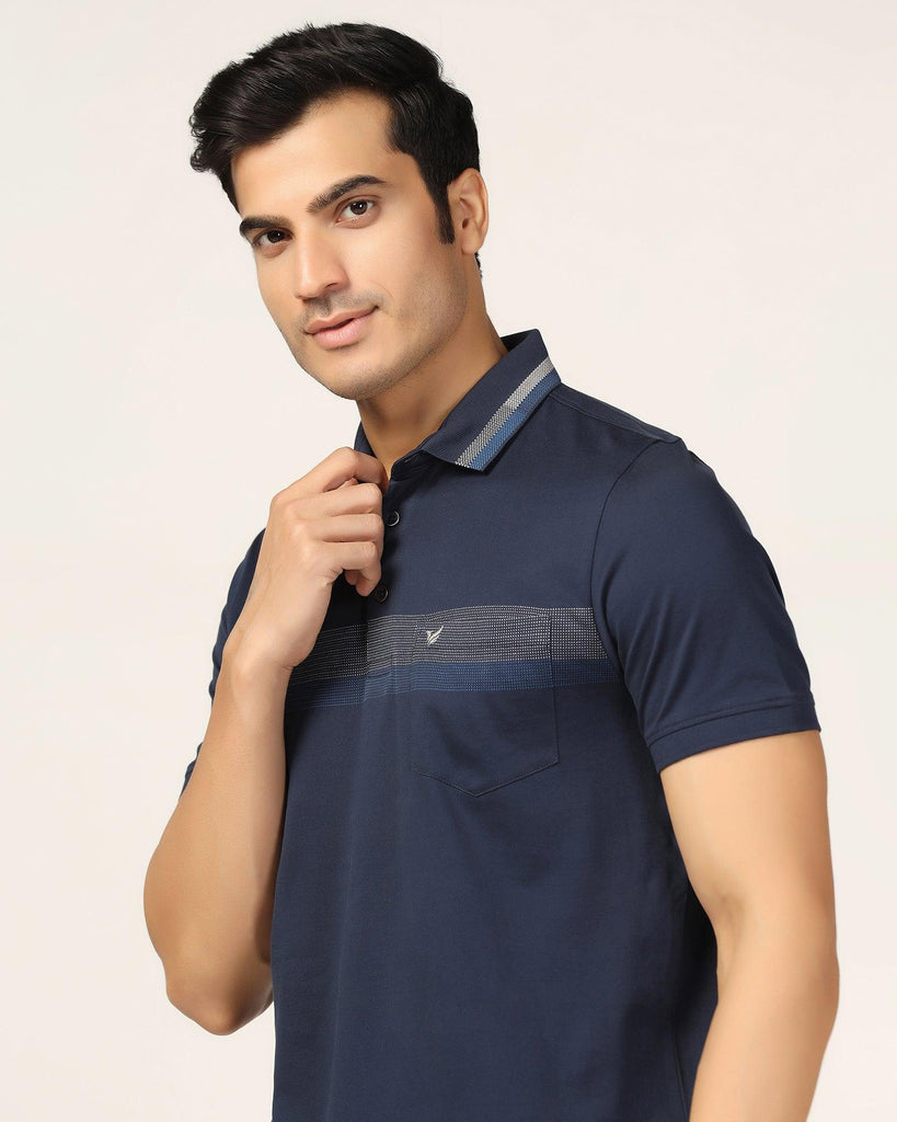 Polo Navy Stripe T-Shirt - Manny