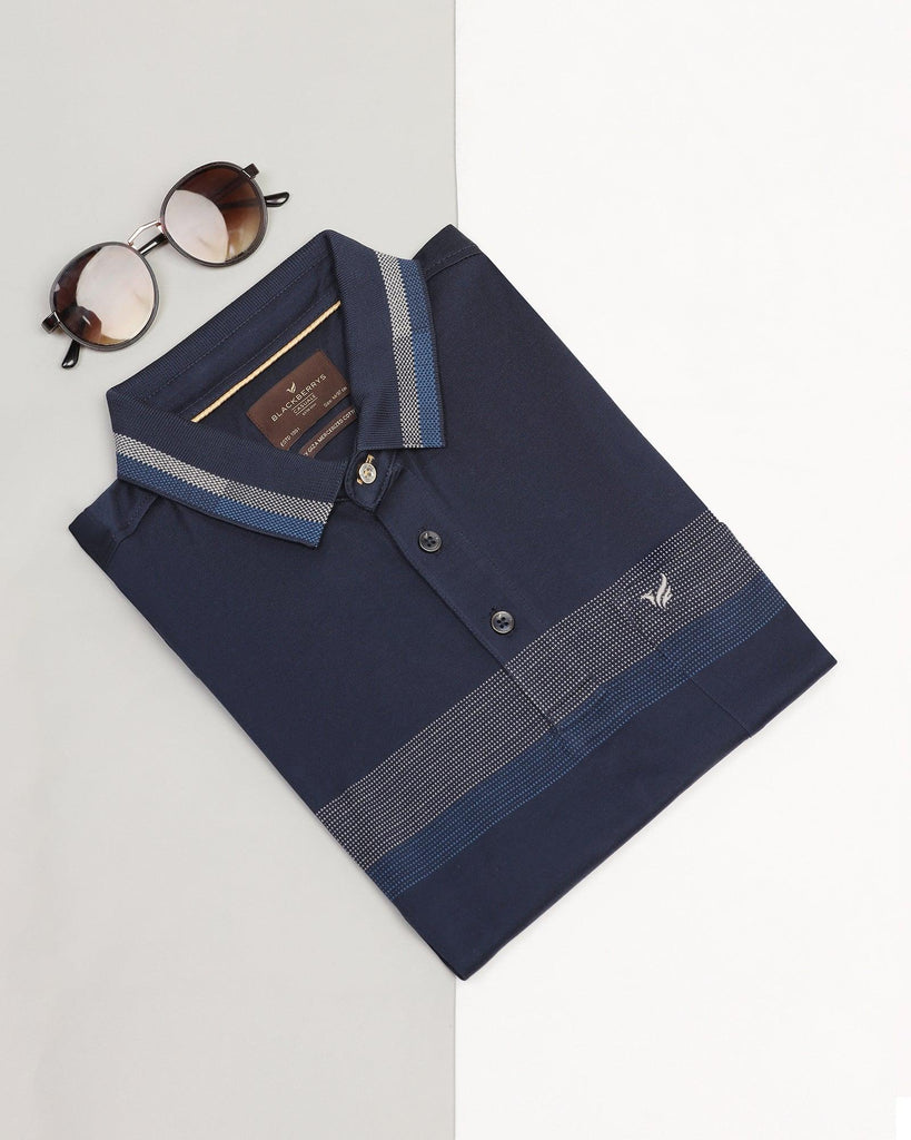 Polo Navy Stripe T-Shirt - Manny