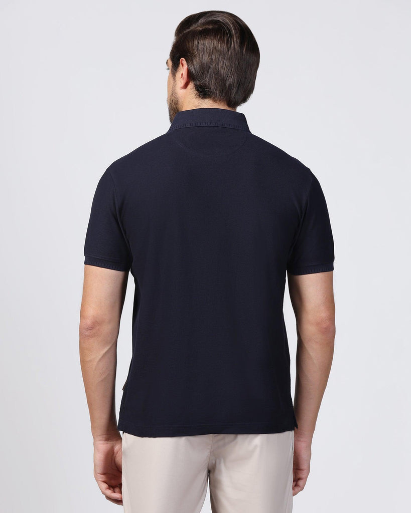 Polo Navy Structure T-Shirt - Bingo