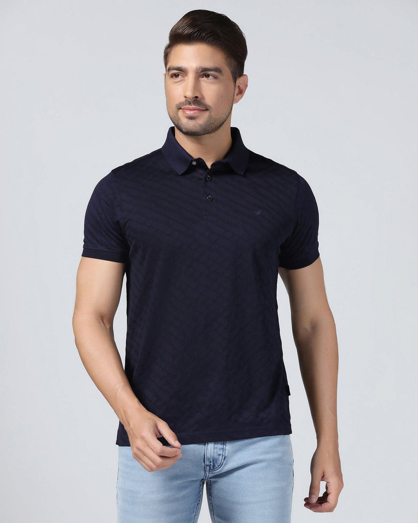 Polo Navy Structure T-Shirt - Hydra