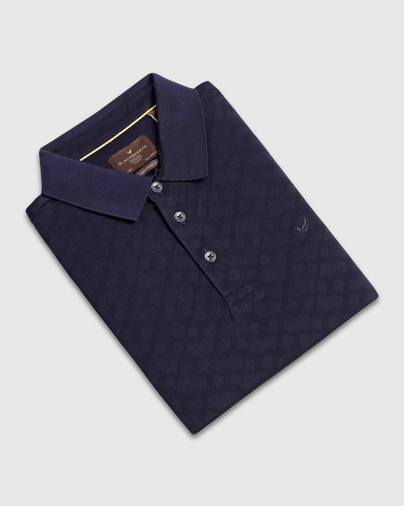 Polo Navy Structure T-Shirt - Hydra