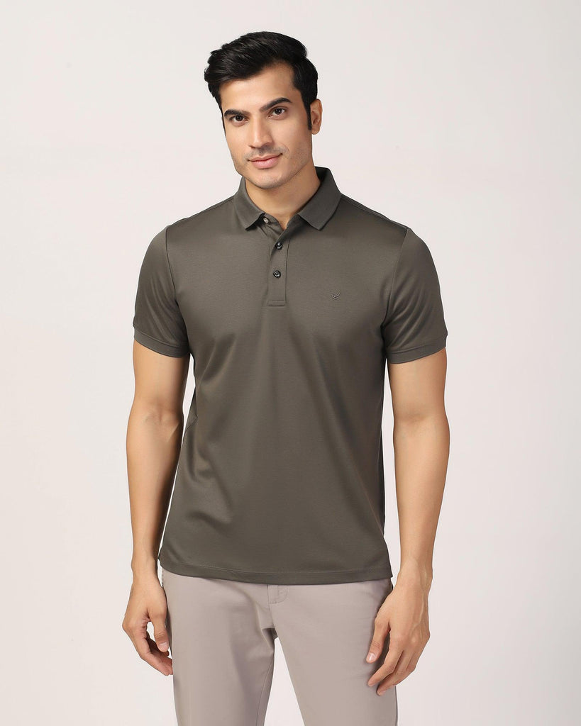 Polo Olive Solid T-Shirt - Toll