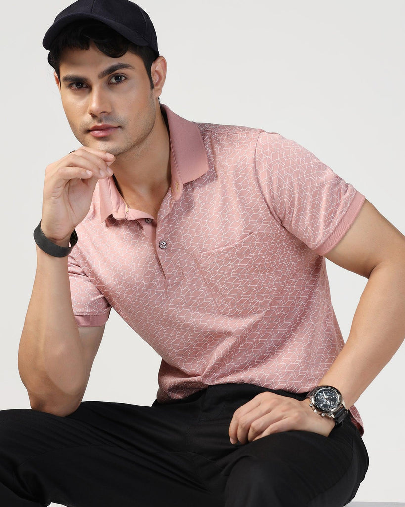 Polo Pink Printed T-Shirt - Timmy