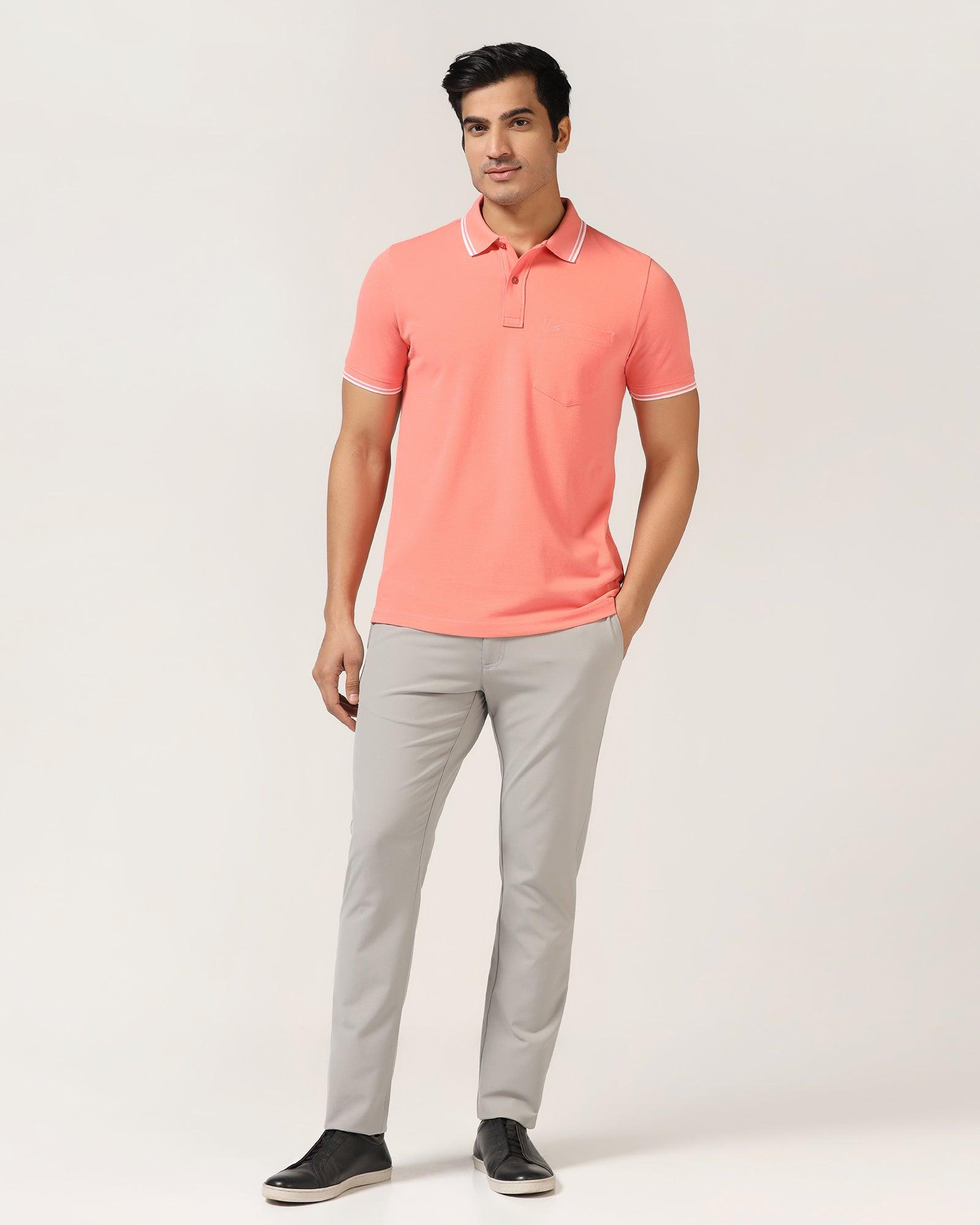Polo Pink Solid T-Shirt - Fifa - Blackberrys