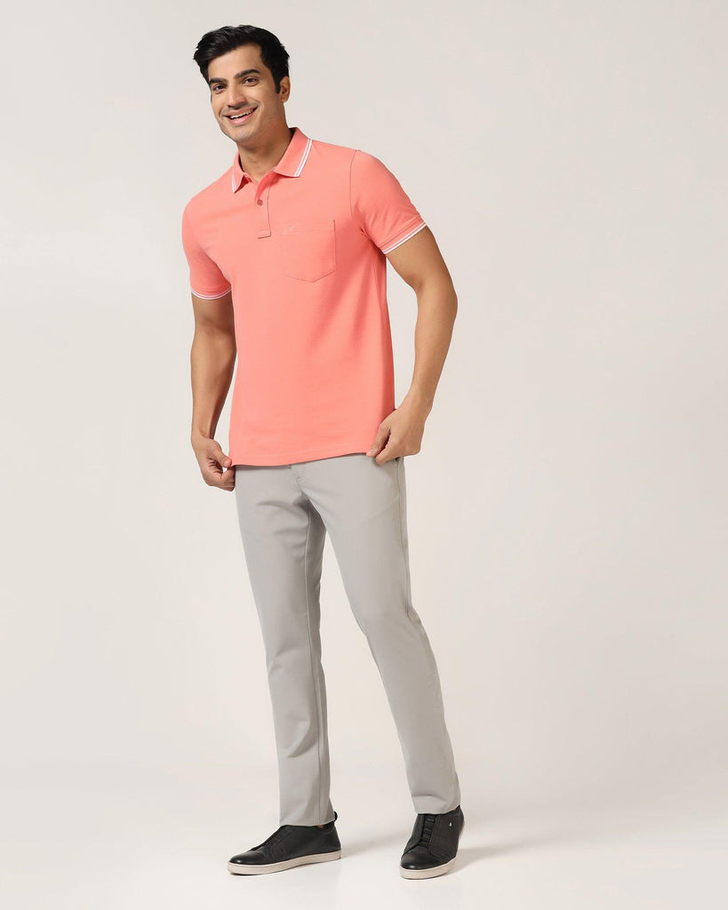 Polo Pink Solid T-Shirt - Fifa