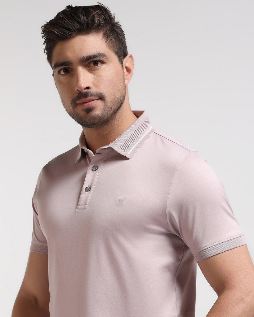 Polo Pink Solid T-Shirt - Peter