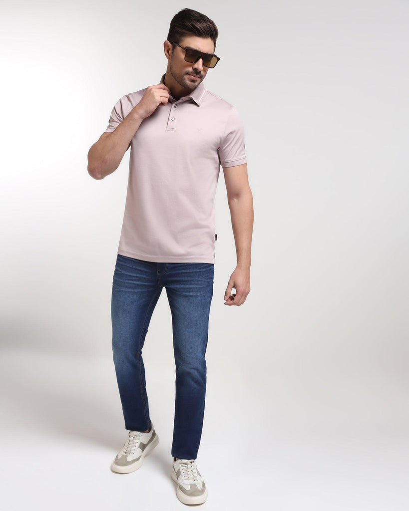 Polo Pink Solid T-Shirt - Peter