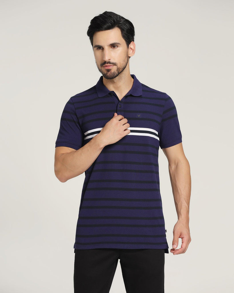 Polo Purple Stripe T-Shirt - John