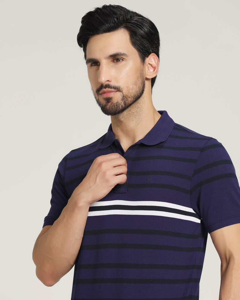 Polo Purple Stripe T-Shirt - John