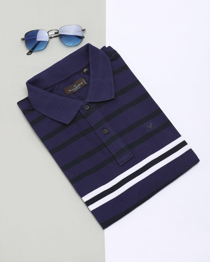 Polo Purple Stripe T-Shirt - John