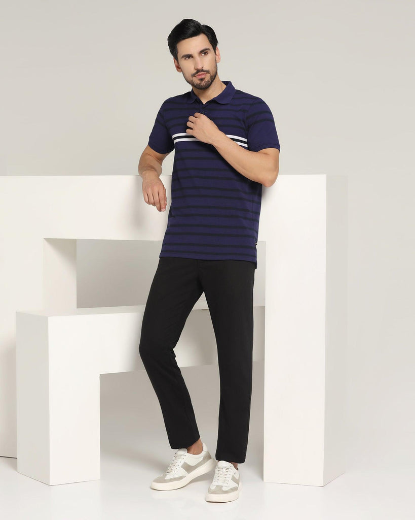 Polo Purple Stripe T-Shirt - John