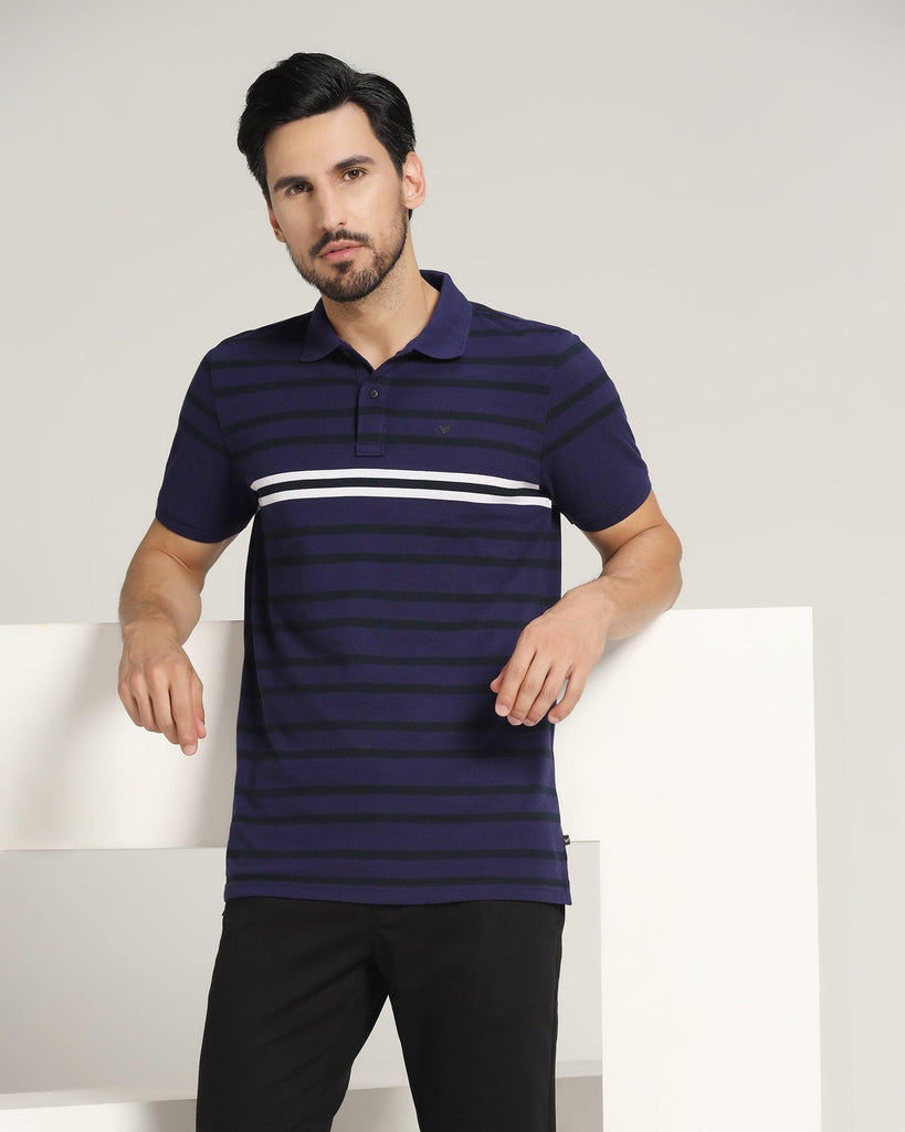 Polo Purple Stripe T-Shirt - John