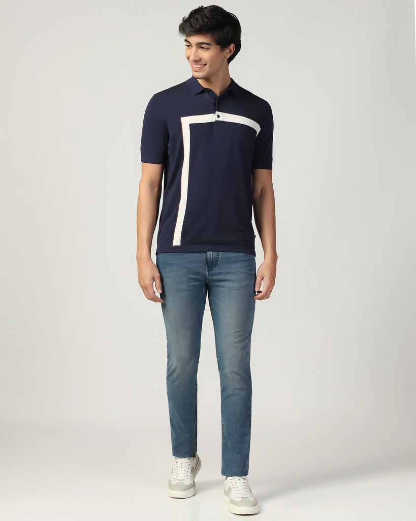 Polo Raven Blue T-Shirt - Akane