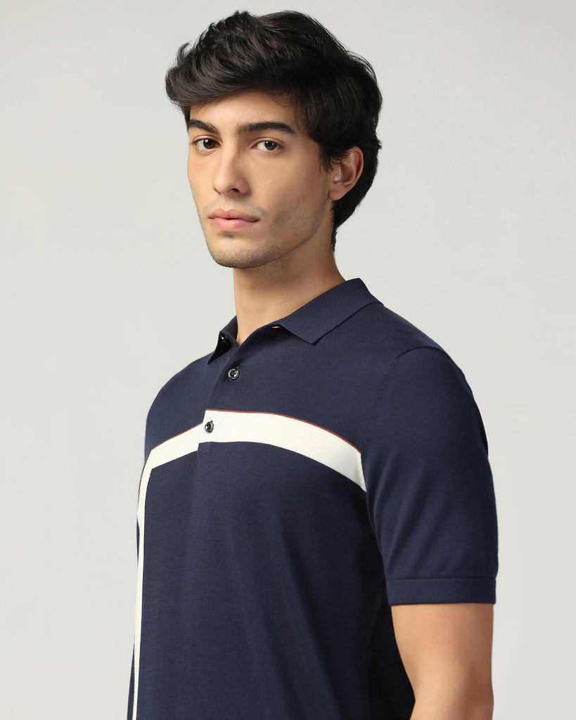 Polo Raven Blue T-Shirt - Akane