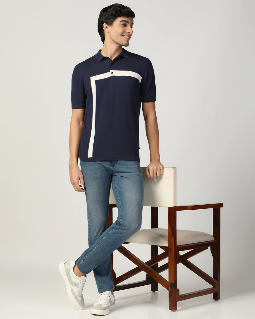 Polo Raven Blue T-Shirt - Akane