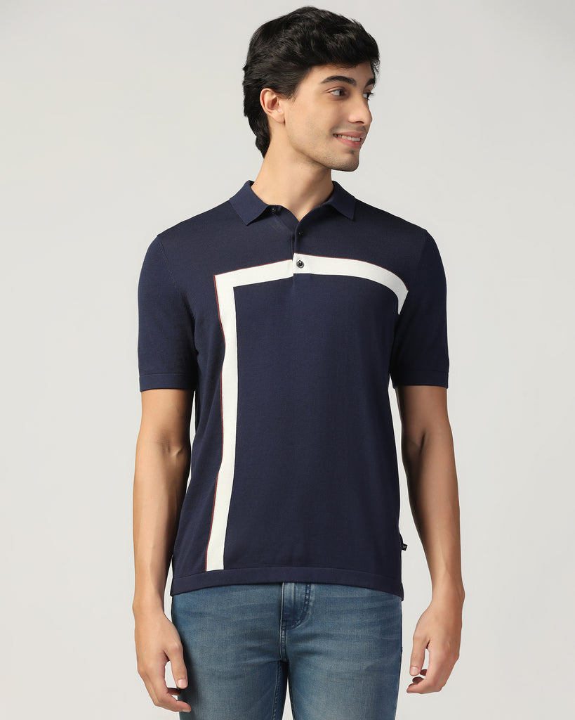 Polo Raven Blue T-Shirt - Akane