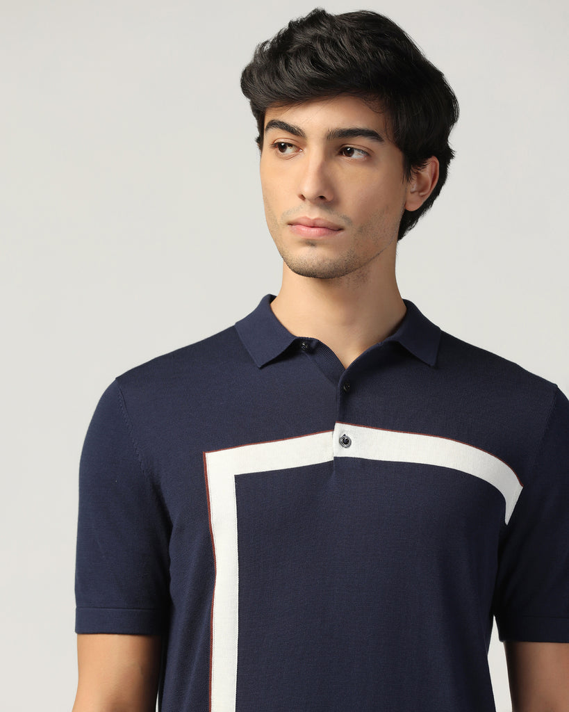 Polo Raven Blue T-Shirt - Akane