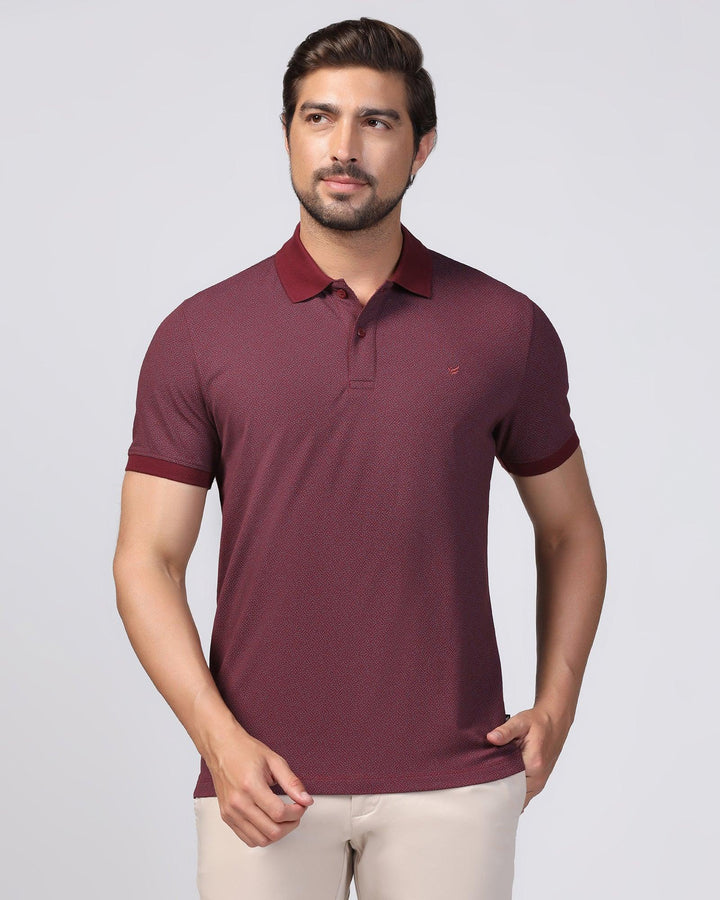 Polo Red Printed T-Shirt - Taichi