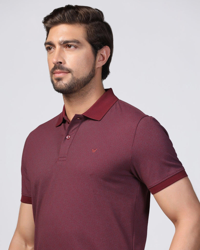 Polo Red Printed T-Shirt - Taichi