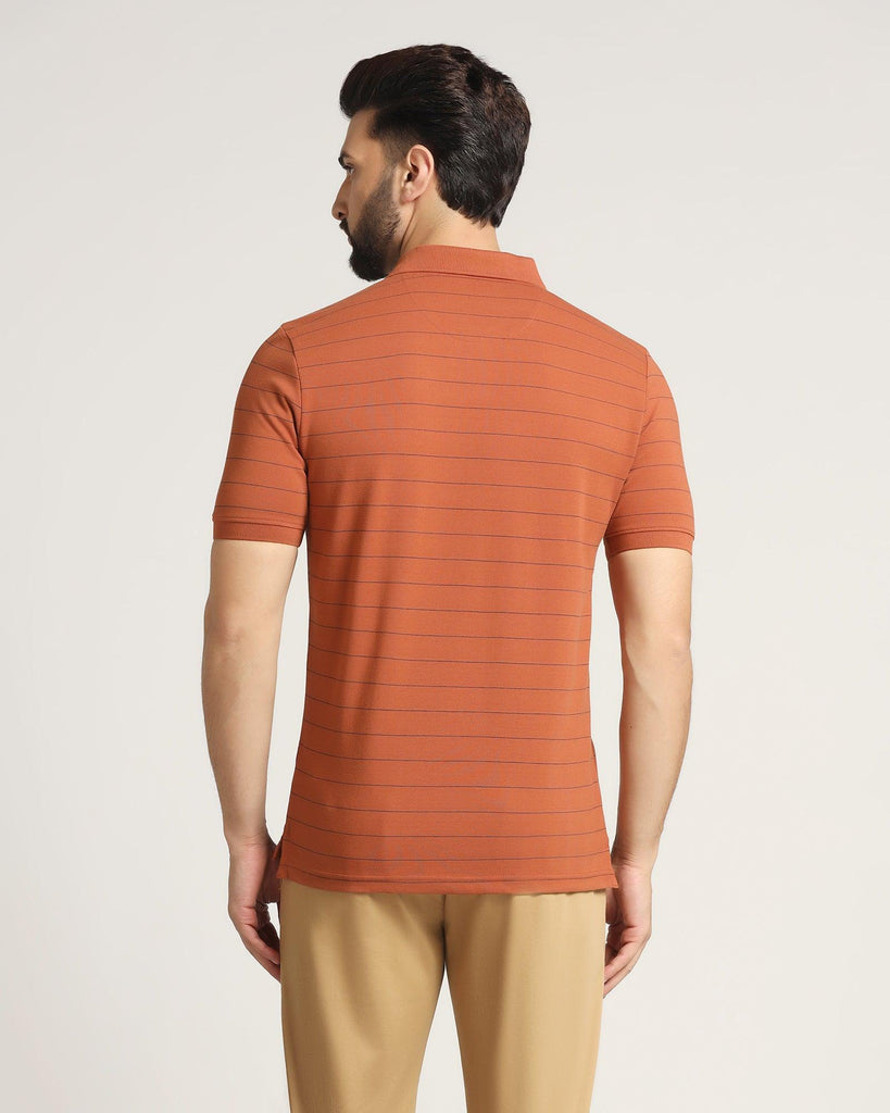 Polo Rust Orange Stripe T-Shirt - Pip