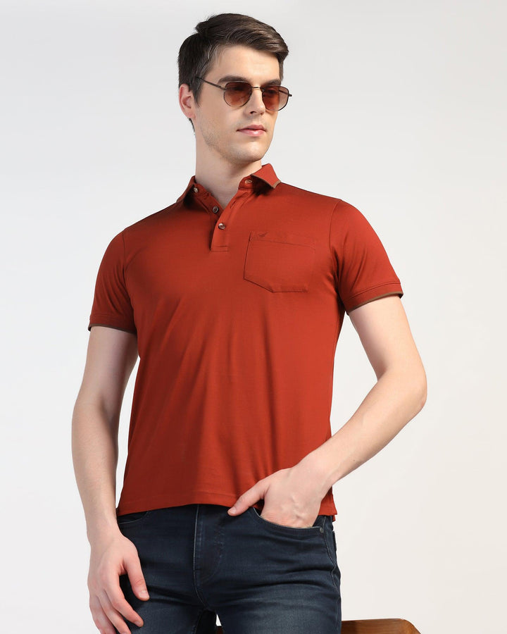 Polo Rust Solid T-Shirt - Ether