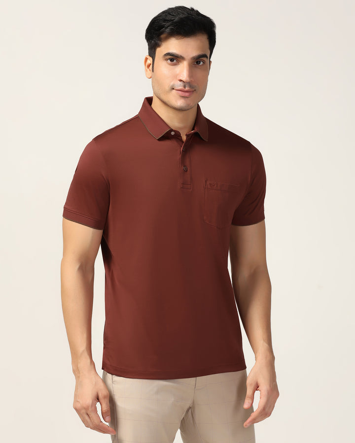 Polo Rust Solid T-Shirt - Ether