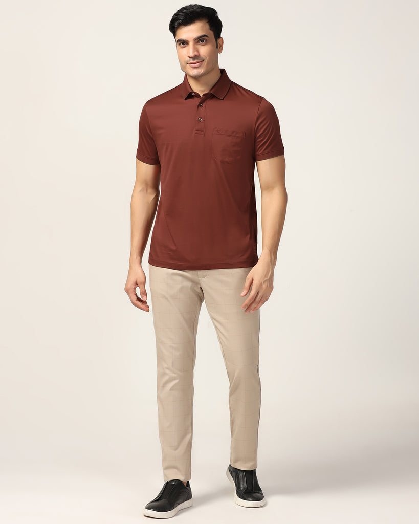 Polo Rust Solid T-Shirt - Ether