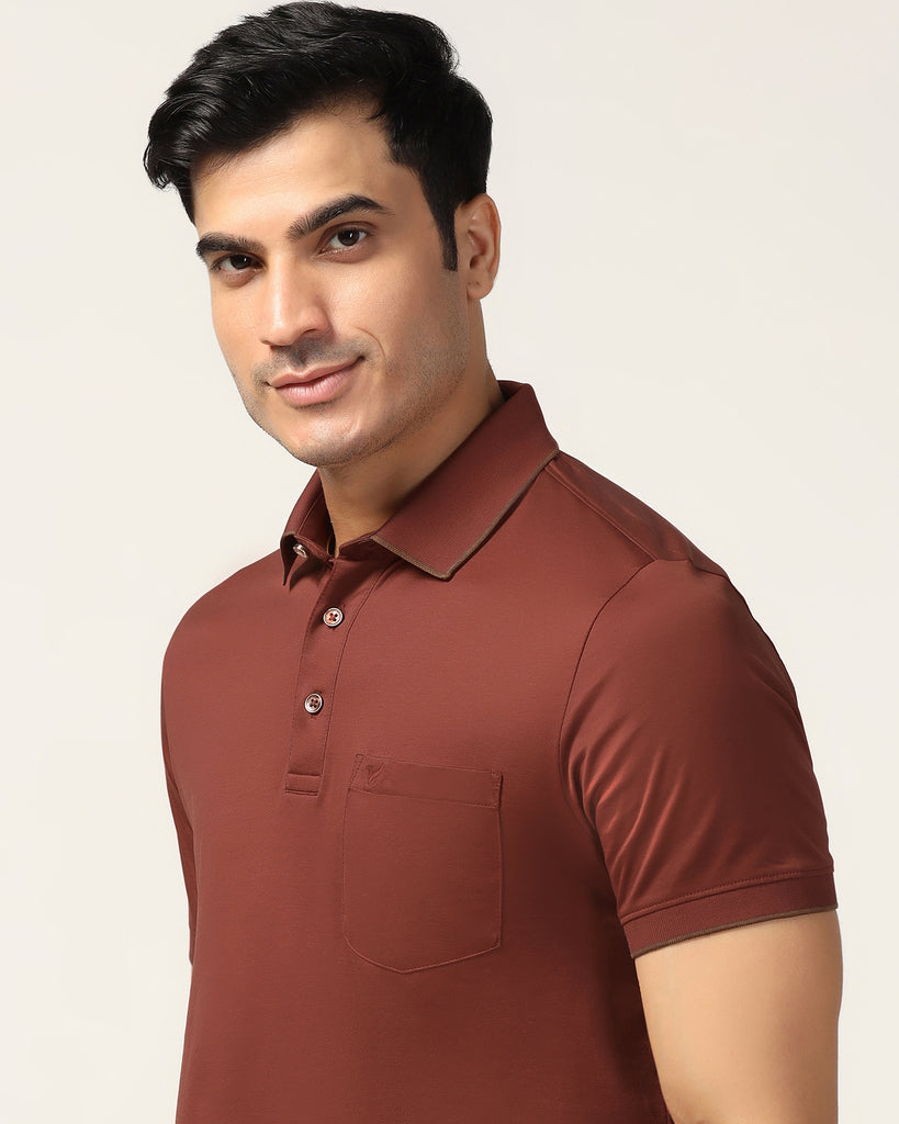 Polo Rust Solid T-Shirt - Ether