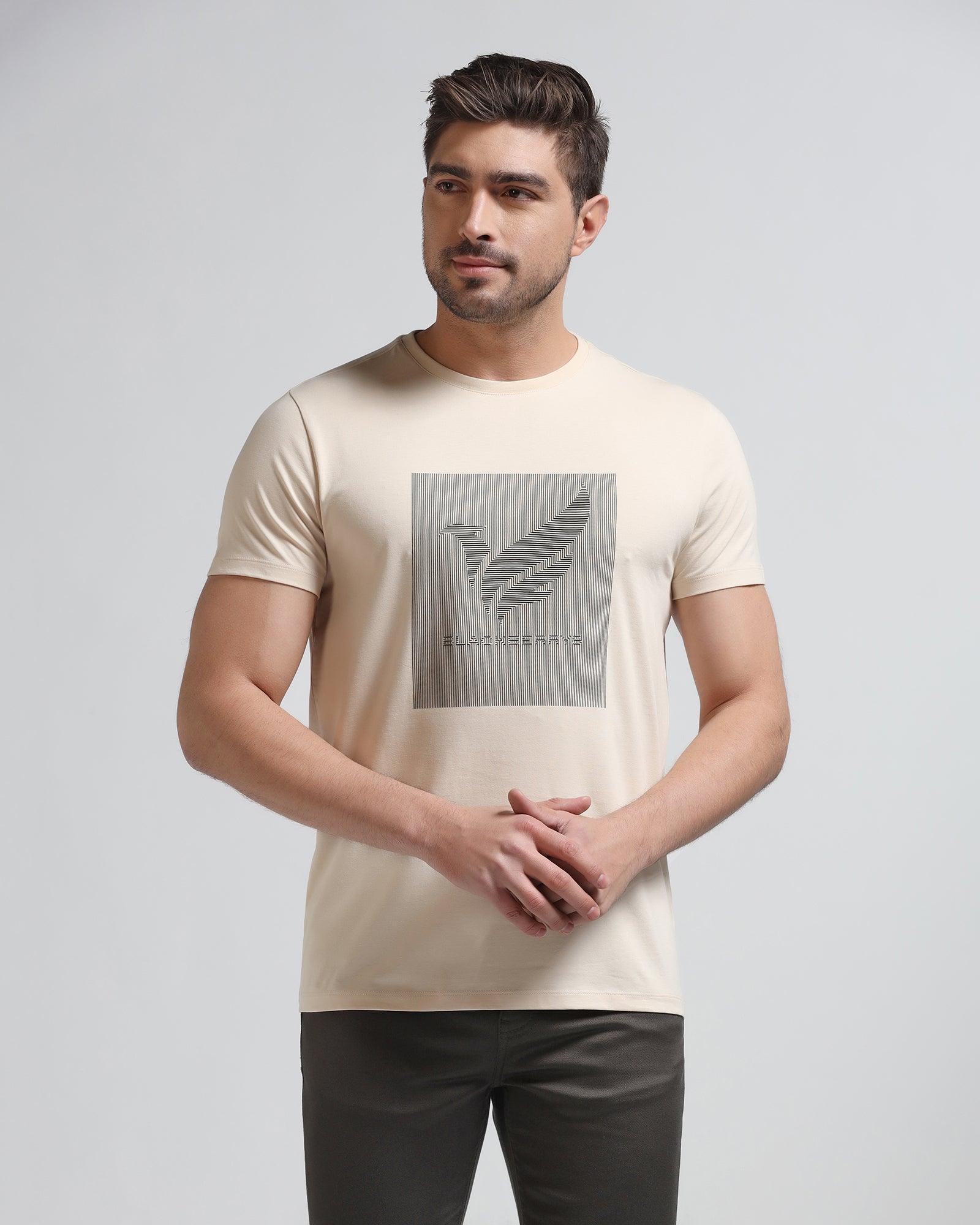 Crew Neck Sand Dollar Solid T-Shirt - Milo