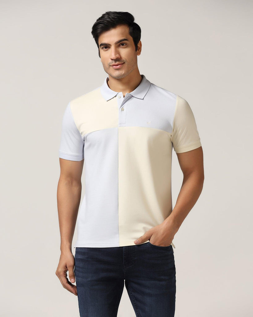 Polo Sky Blue Solid T-Shirt - Joe