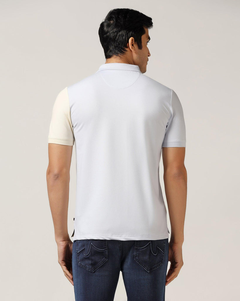 Polo Sky Blue Solid T-Shirt - Joe