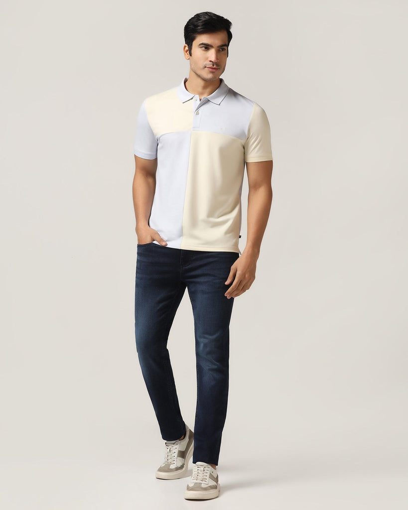 Polo Sky Blue Solid T-Shirt - Joe