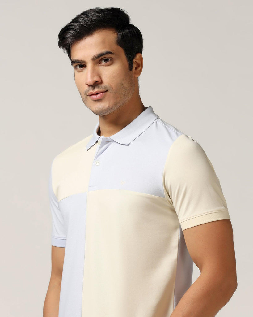 Polo Sky Blue Solid T-Shirt - Joe