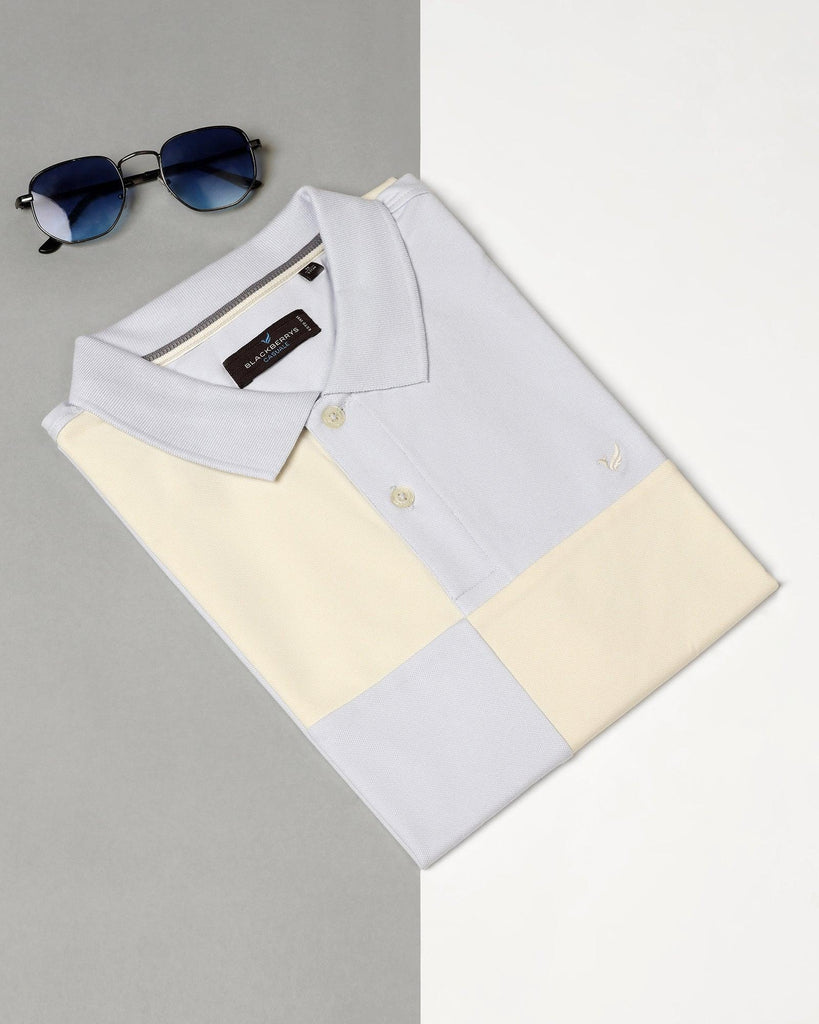 Polo Sky Blue Solid T-Shirt - Joe