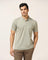 Polo Stone Green Solid T-Shirt - Walter