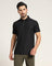 TechPro Polo Black Solid T-Shirt - Alec