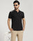 Polo Black Solid T-Shirt - Kuro