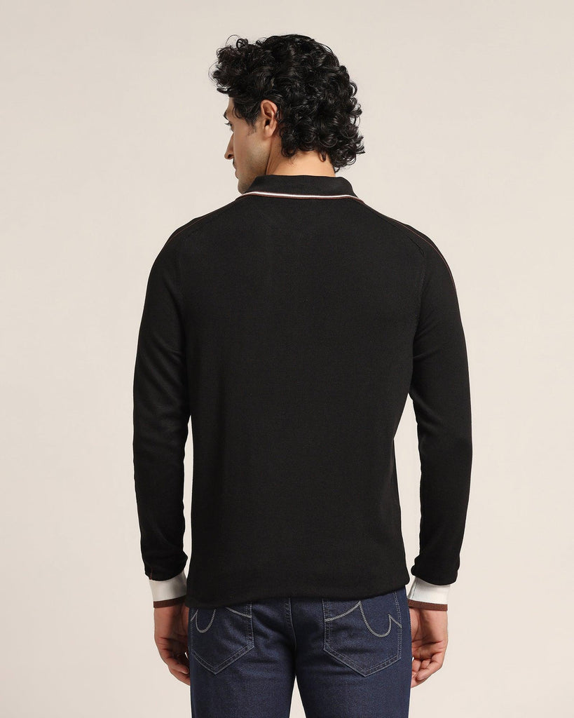 Polo Black Solid T-Shirt - Reiss