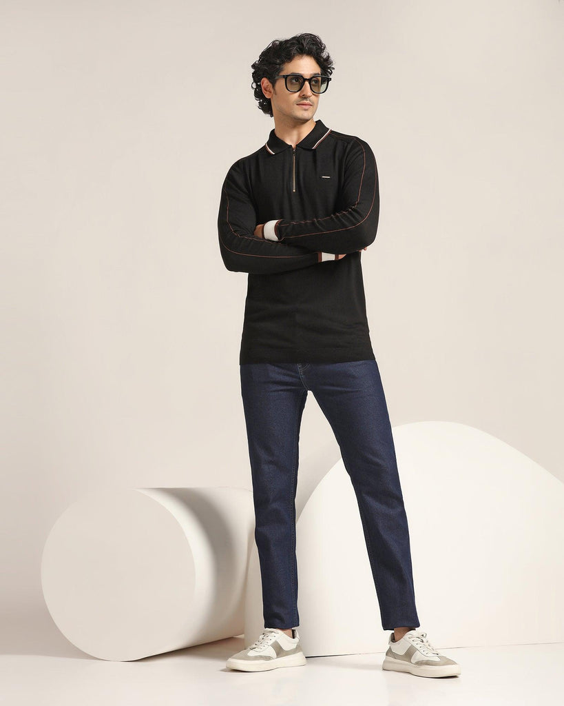 Polo Black Solid T-Shirt - Reiss