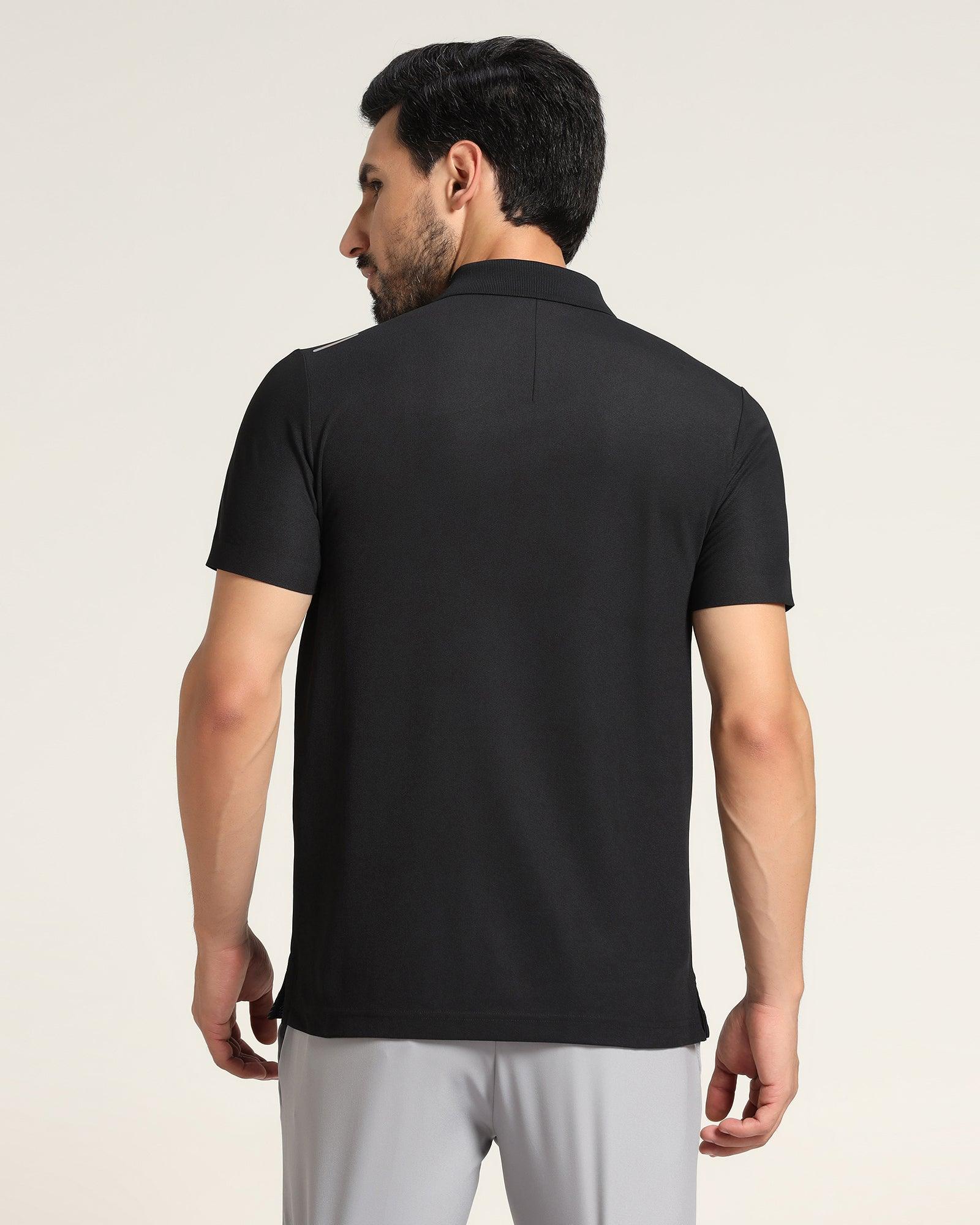 TechPro Polo T Shirt In Black (Walker) - Blackberrys