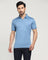 Polo Blue Solid T-Shirt - Tango