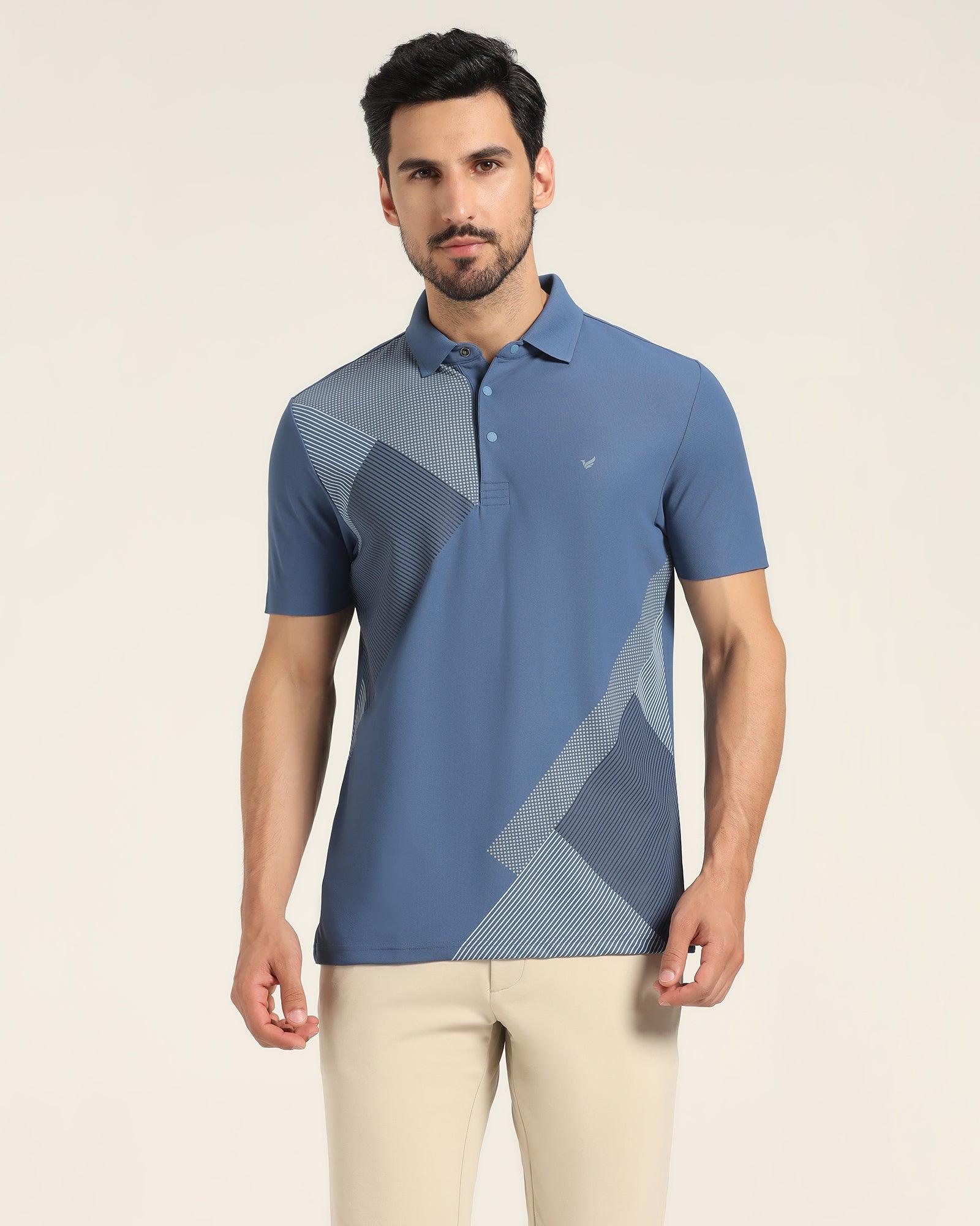 TechPro Polo T Shirt In Blue (Walker) - Blackberrys