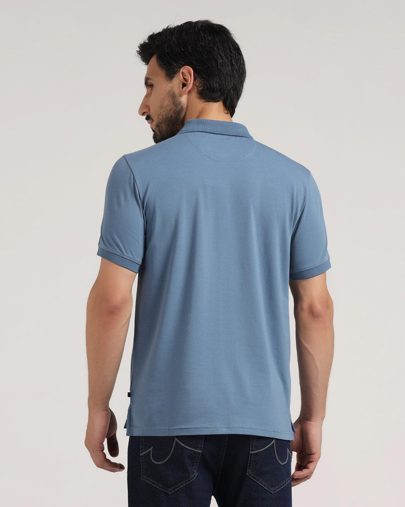 Polo Copen Blue Solid T-Shirt - Bugfish