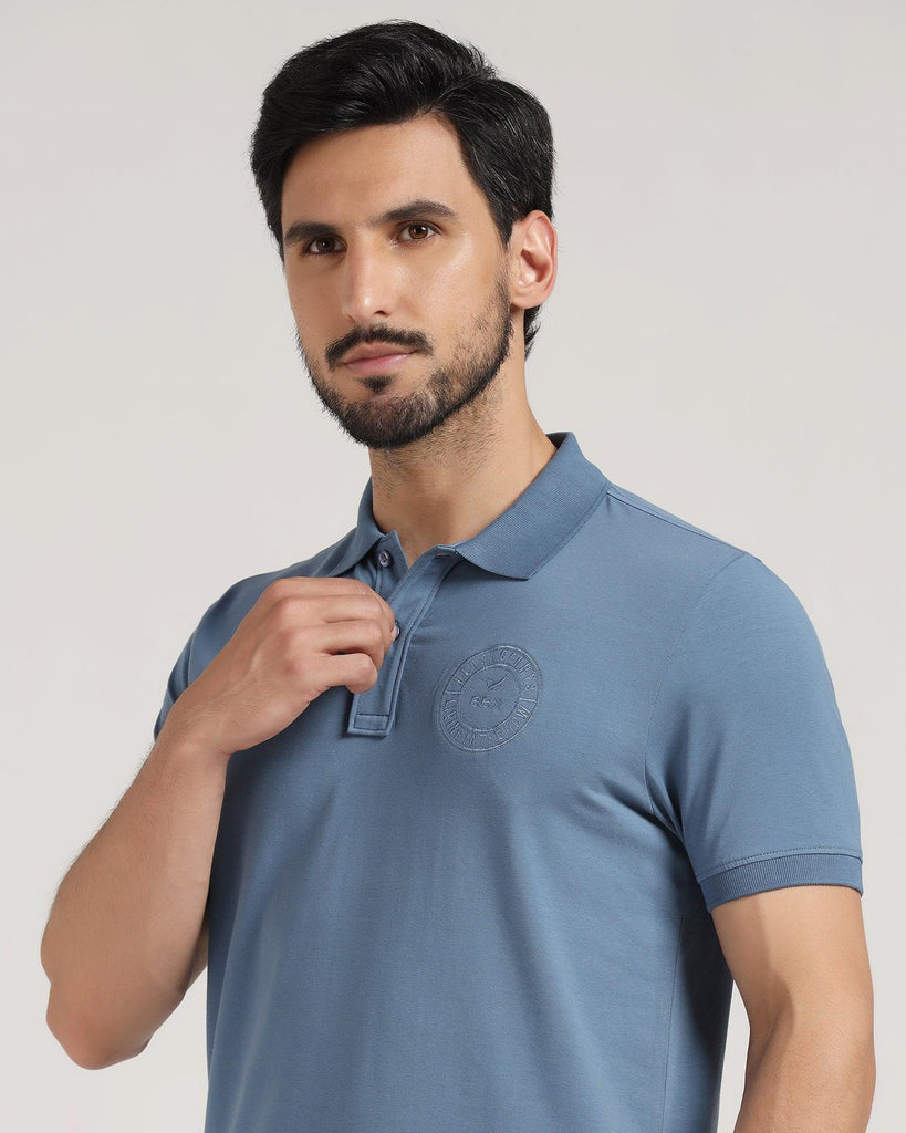 Polo Copen Blue Solid T-Shirt - Bugfish