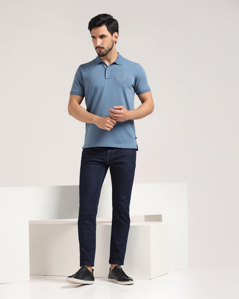 Polo Copen Blue Solid T-Shirt - Bugfish